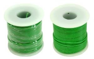 24 Gauge Solid Wire (Green, 25 Feet)