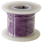 STRANDED HOOK UP WIRE - 22 GAUGE, 25 FOOT SPOOL - PURPLE (SHADE MAY VARY), 300 Volts