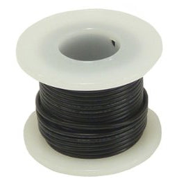 24 Gauge Stranded Hookup Wire (Black, 1000 Feet)