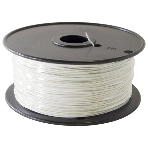 Hook Up Wire 22 Gauge Stranded (White, 1000 Feet)