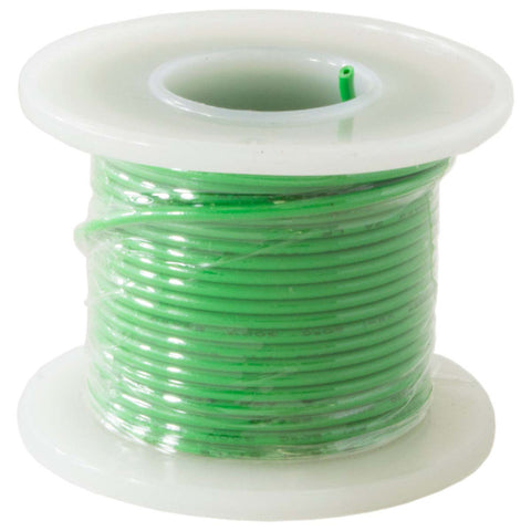 16 Gauge Stranded Wire, Green, 25' Spool