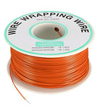 Wire Wrap Solid Kynar Wire 30 Gauge (Orange, 1000 feet)