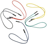 5 Piece Set 12" Female to Female Reinforced Jumper Wires (Assortment of Colors)