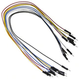 40 Piece Jumper Wire Kit - Includes Male to Male and Female to Female, 6" & 12" Lengths, Assortment of Colors