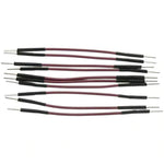 50 Piece Set of Male to Male Breadboard Jumper Wire, Lengths of 2" to 8", Assorted Colors