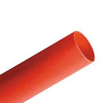 3M Polyolefin Shrink Tubing, 1/2" Expanded I.D., 4 Feet Length, Red