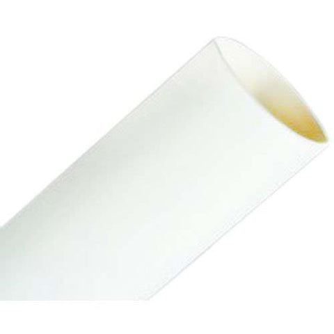 3M Polyolefin Shrink Tubing, 1/4" Expanded I.D., 4 Feet Length, White