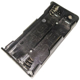 4 'C' Cell Battery Holder with Solder Lug Terminals on Top, Plastic Case