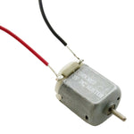 3V DC Motor 11000 RPM 1" x 0.8" x 0.6" with 9" Wire Leads, 22AWG Solid Wire Leads