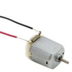 3V DC Motor 11000 RPM 1" x 0.8" x 0.6" with 9" Wire Leads, 22AWG Solid Wire Leads