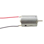 High Torque 6-18V DC Motor with 9" Wire Leads Attached (1.48" Length x 1.08" Diameter), 22AWG Solid Wire Leads