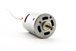 High Torque 6-18V DC Motor with 9" Wire Leads Attached (1.48" Length x 1.08" Diameter), 22AWG Solid Wire Leads