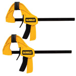 12" MEDIUM BAR CLAMPS - 2 PACK