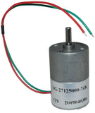 Gear Head Motor - 12V DC, 4500 RPM with 6" Wire Leads, 22AWG Solid Wire Leads