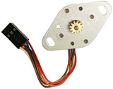 Stepper Motor Unipolar DC 5-9V, 6 Wire Leads, 7.2mm Diameter Metal Gear with 12 Teeth (MCM-1)