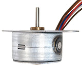 Stepper Motor DC 5V-9V, Unipolar, Dual Coil Center Tapped, 7.5° Per Step, 2mm Shaft Diameter