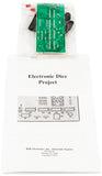 DIY Electronic Dice Project, Beginner Soldering Practice Kit with Assembly Manual - Kit Creates One Die