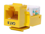 Keystone Jacks CAT 6 Yellow