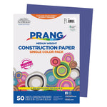 Pacon Construction Paper 9" x 12, Blue, 50 Sheets