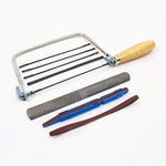 Excel Blades Coping Saw Handsaw Set - File Set And Extra Blades - 8 Pcs Set