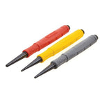 Stanley DynaGrip Nail Sets Set of 3 (0.8, 1.6, 2.4mm)