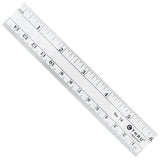 Westcott 6-Inch Flexible Metric Ruler, Clear