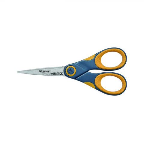 Westcott 5" Straight Titanium Bonded Non-Stick Scissors