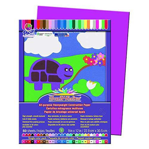 Construction Paper 9x12 Magenta 50 Sheets