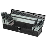 High Speed Steel Drill Bit Set With Index, 115 Pc